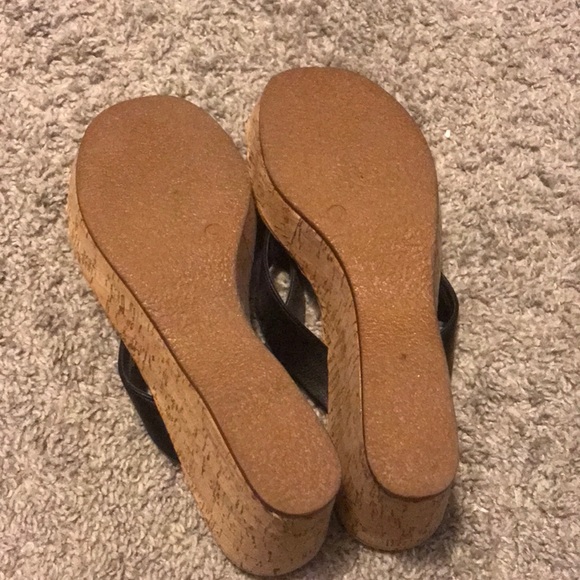 Gorgeous cork heeled wedges! - Picture 2 of 4